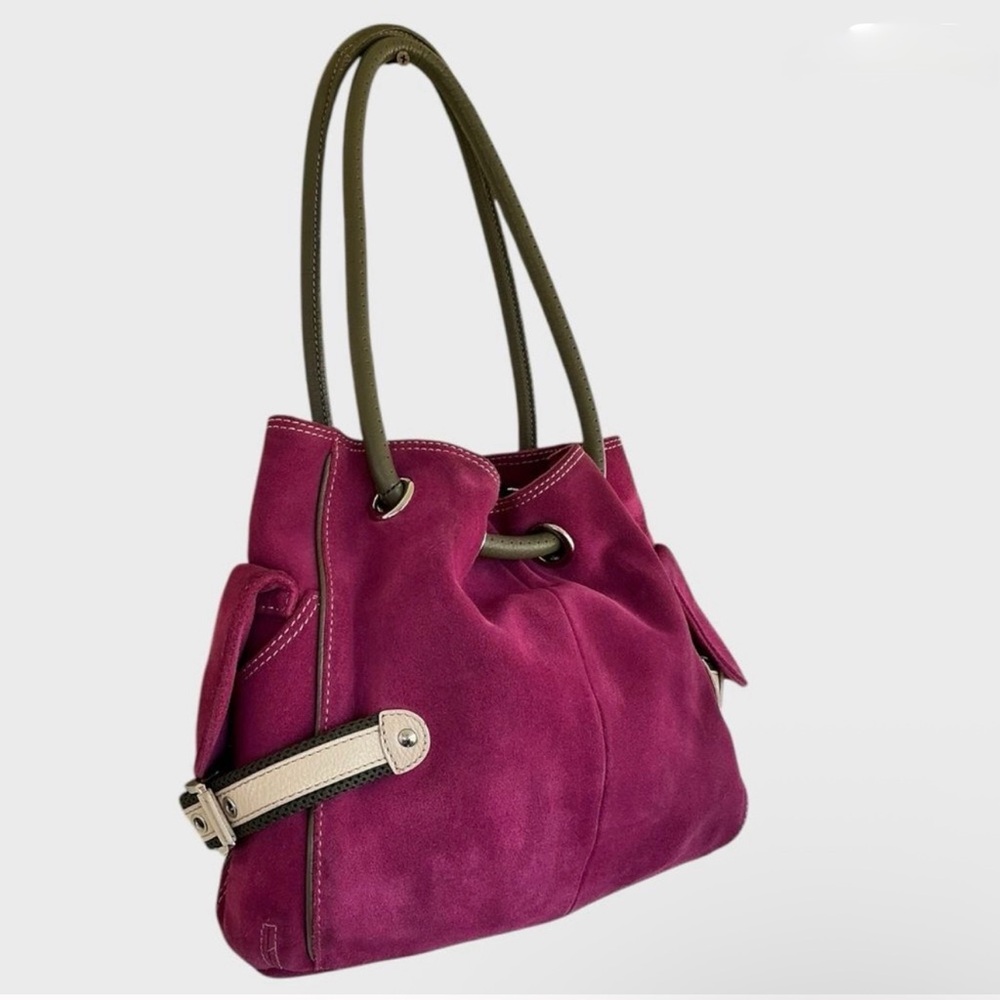 Cole Haan ~ Kelsey Suede Shoulder Bag Satchel Tote